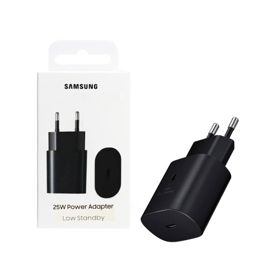 Adaptador Samsung EP-T2510 Tipo-C Porta PD 25W Preto